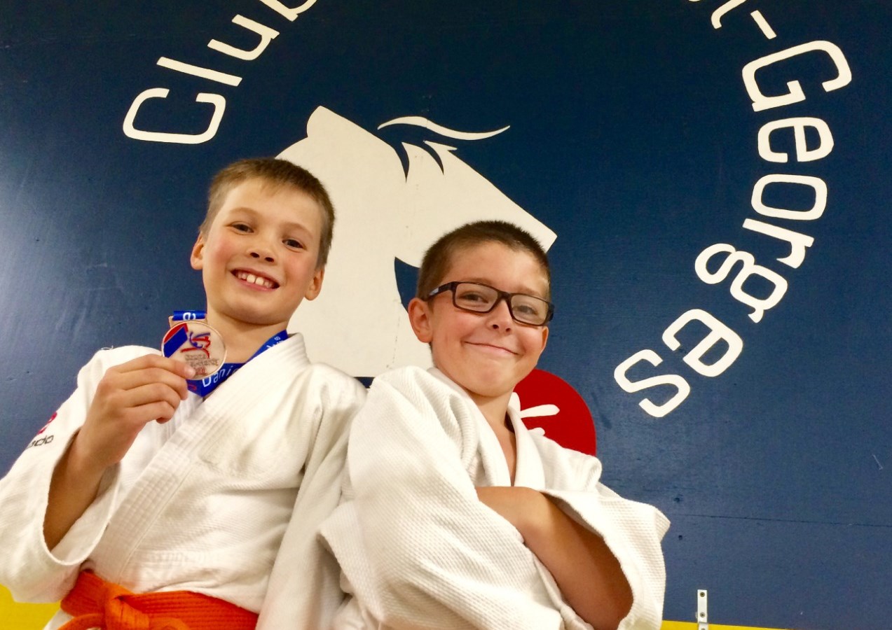 Jérémy Giroux et Landon Lessard.