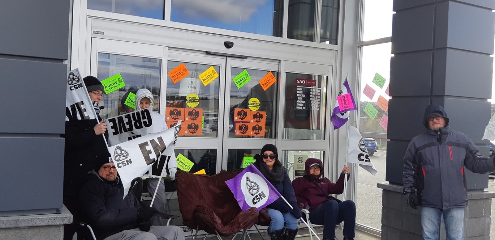 Grève-surprise de la SAQ partout au Québec