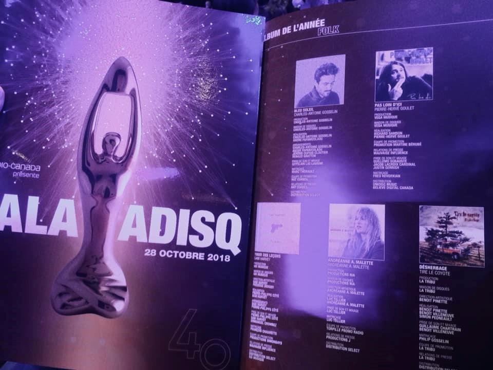 Pierre-Hervé Goulet raconte sa première expérience au gala de l'ADISQ