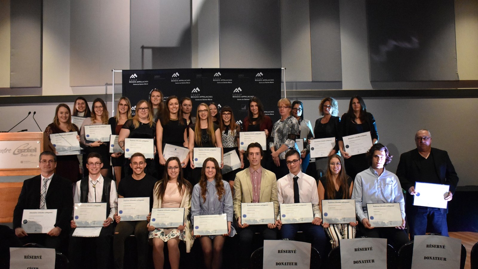 Les diplômés 2018.