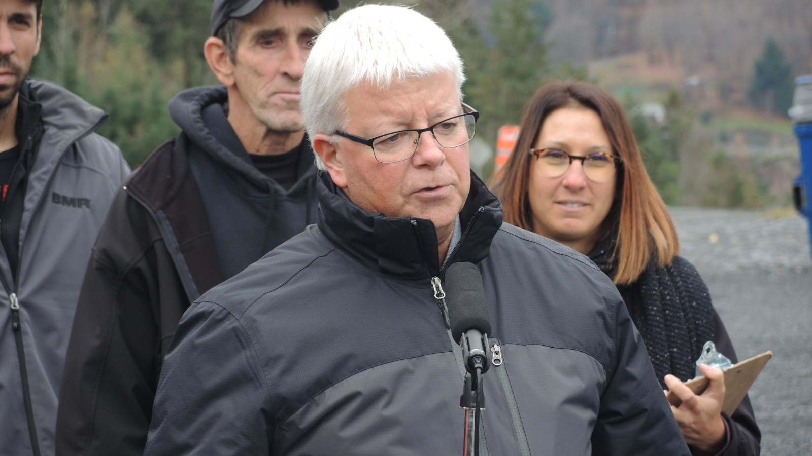 Paul Morin et Marie-Andrée Giroux, mairesse suppléante de Beauceville.
