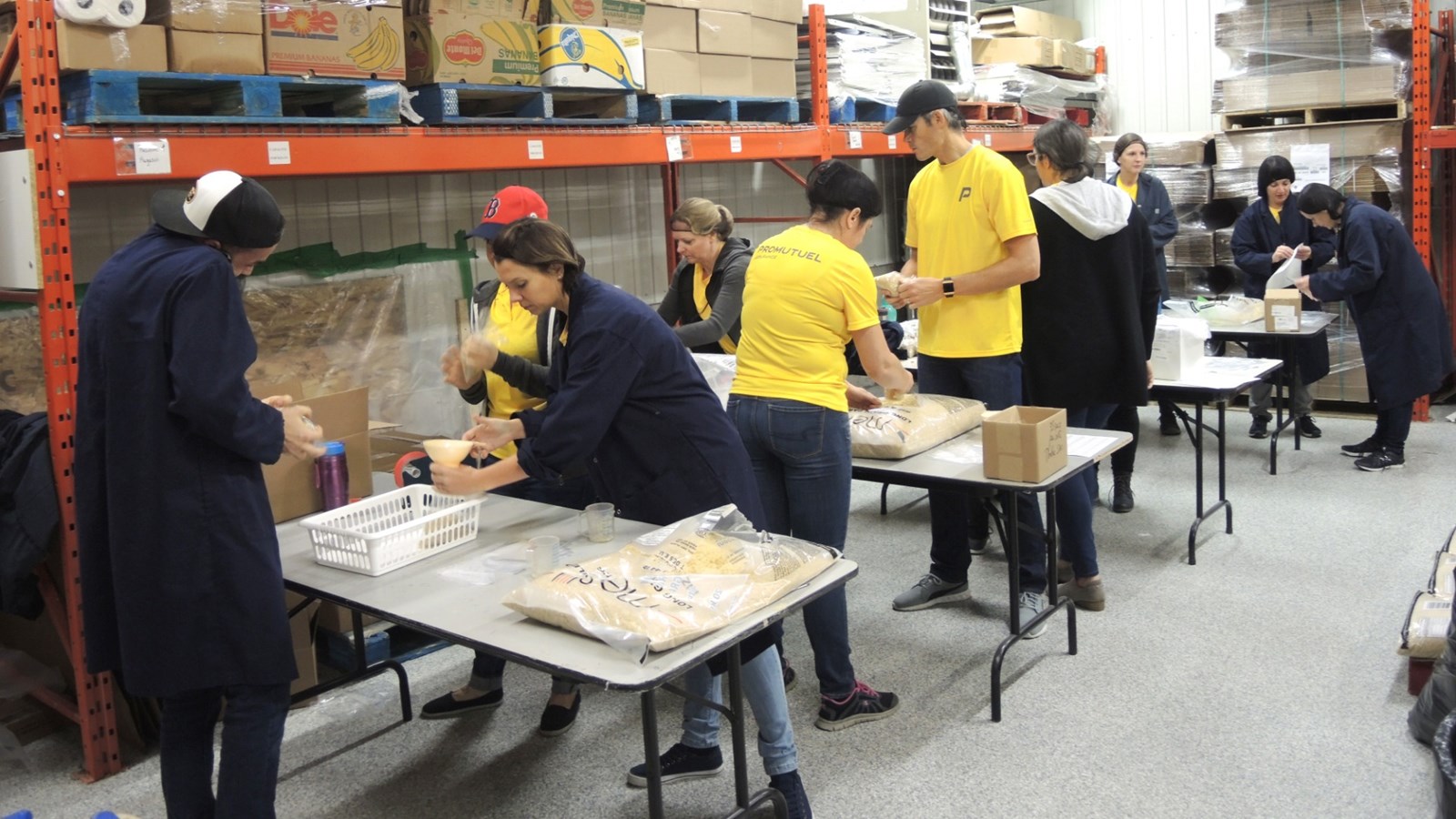 30 employés de Promutuel prêtent main-forte à Moisson Beauce