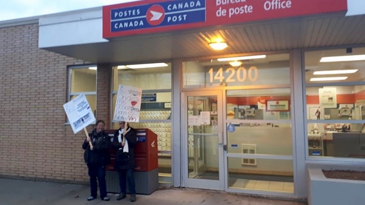 Postes Canada : le bureau de Saint-Georges est en grève