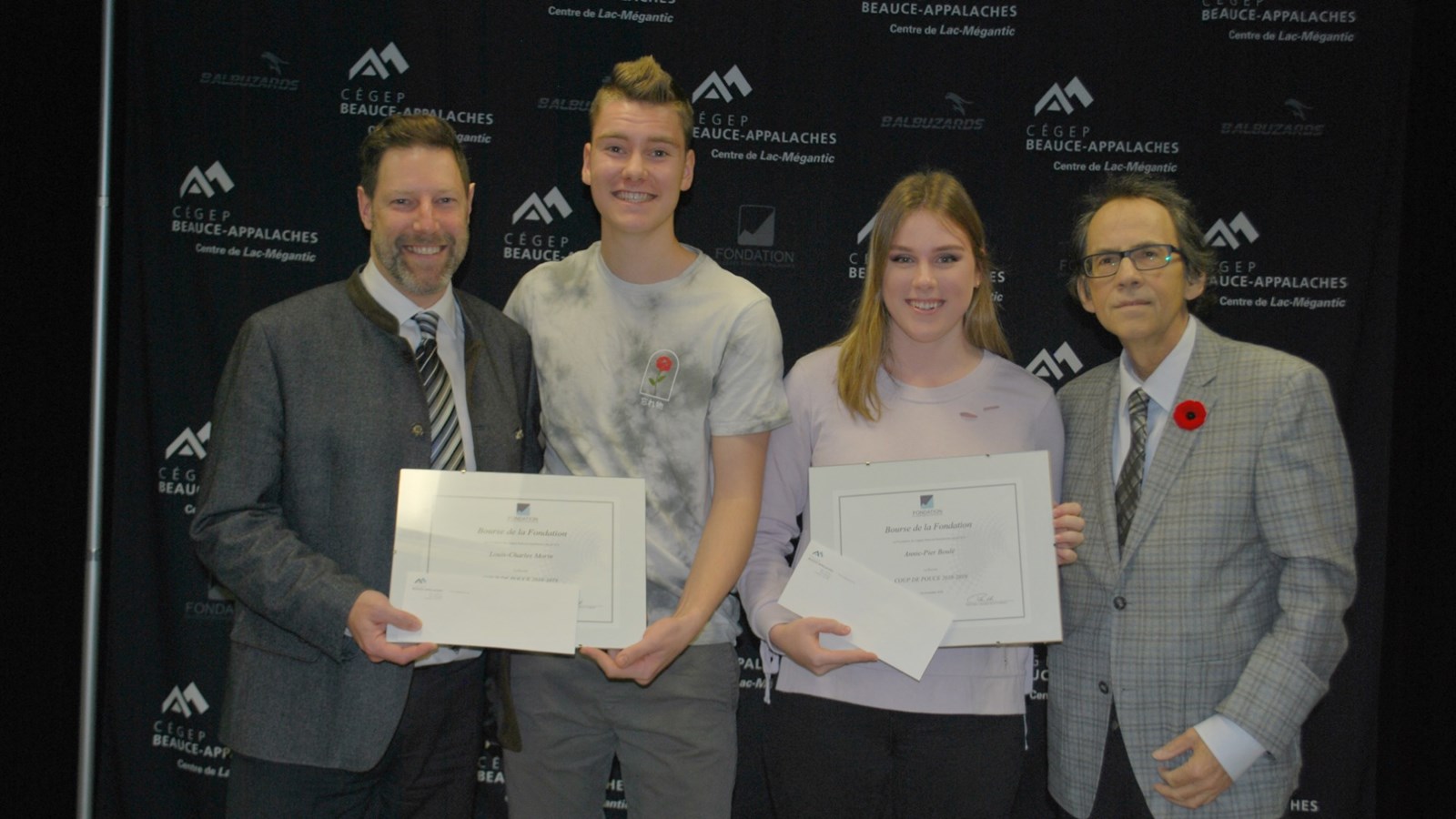 Le Cégep Beauce-Appalaches reconnaît l'implication de nouveaux étudiants