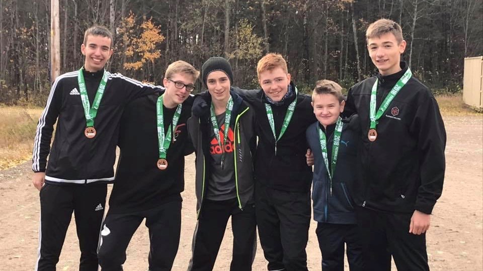 Lors de la compétition de biathlon