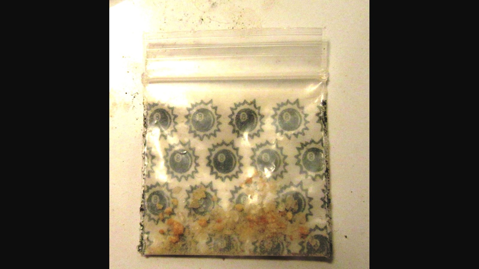 Le sachet de drogue saisi par la Sûreté municipale de Thetford.
