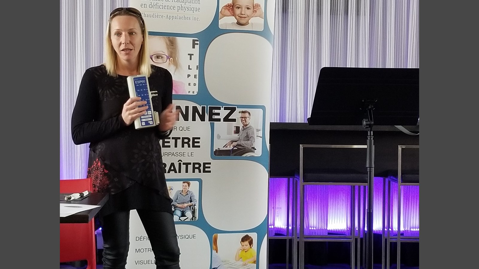 Mme Valérie Poulin, chef en réadaptation en déficience physique à l'URFI de Beauceville.