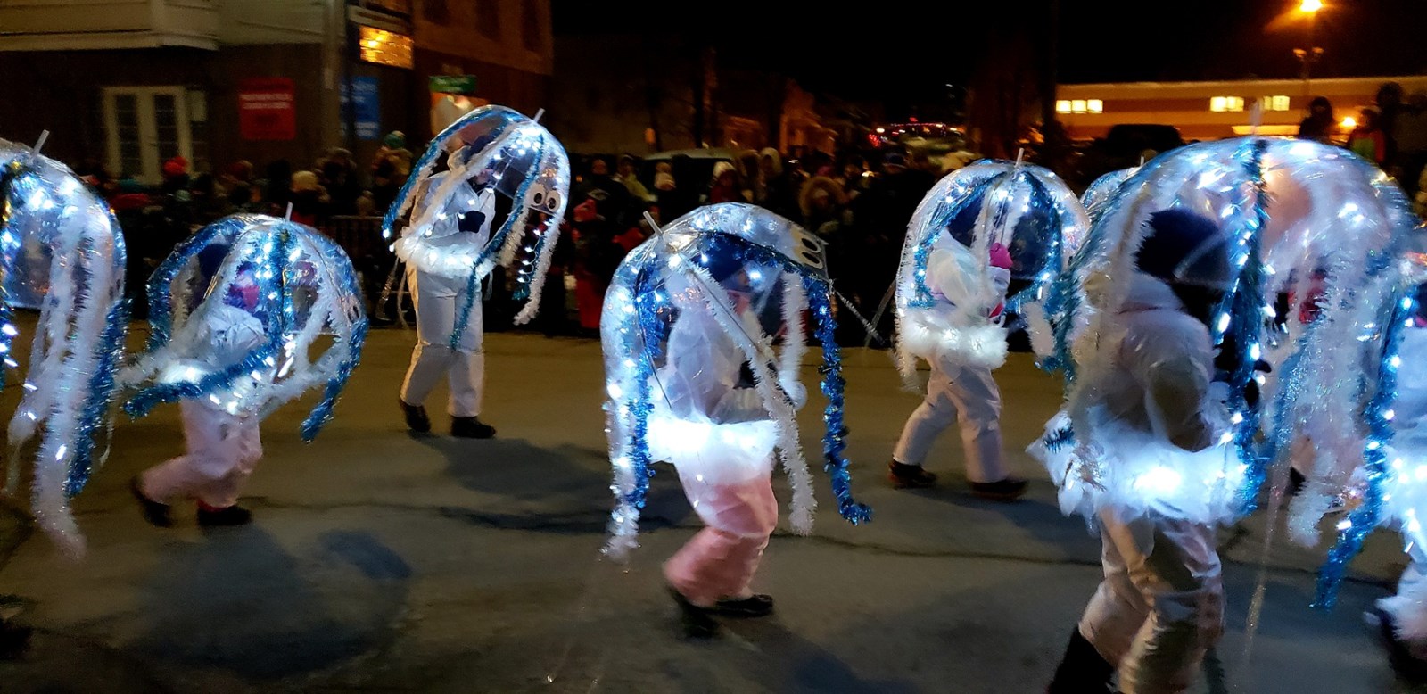 La parade du père Noël à Saint-Georges