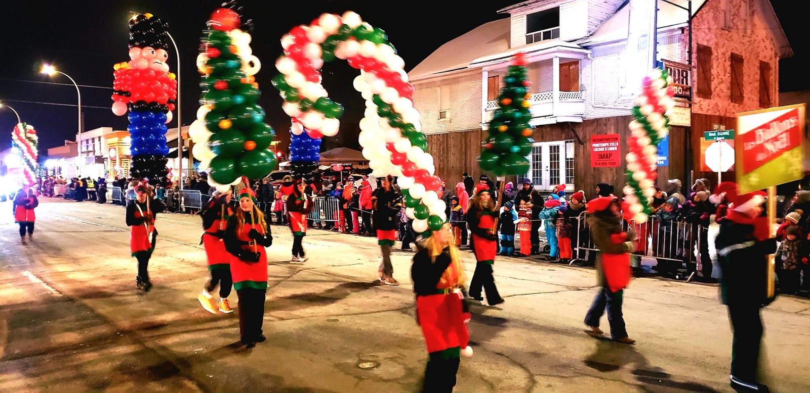 La parade du père Noël à Saint-Georges