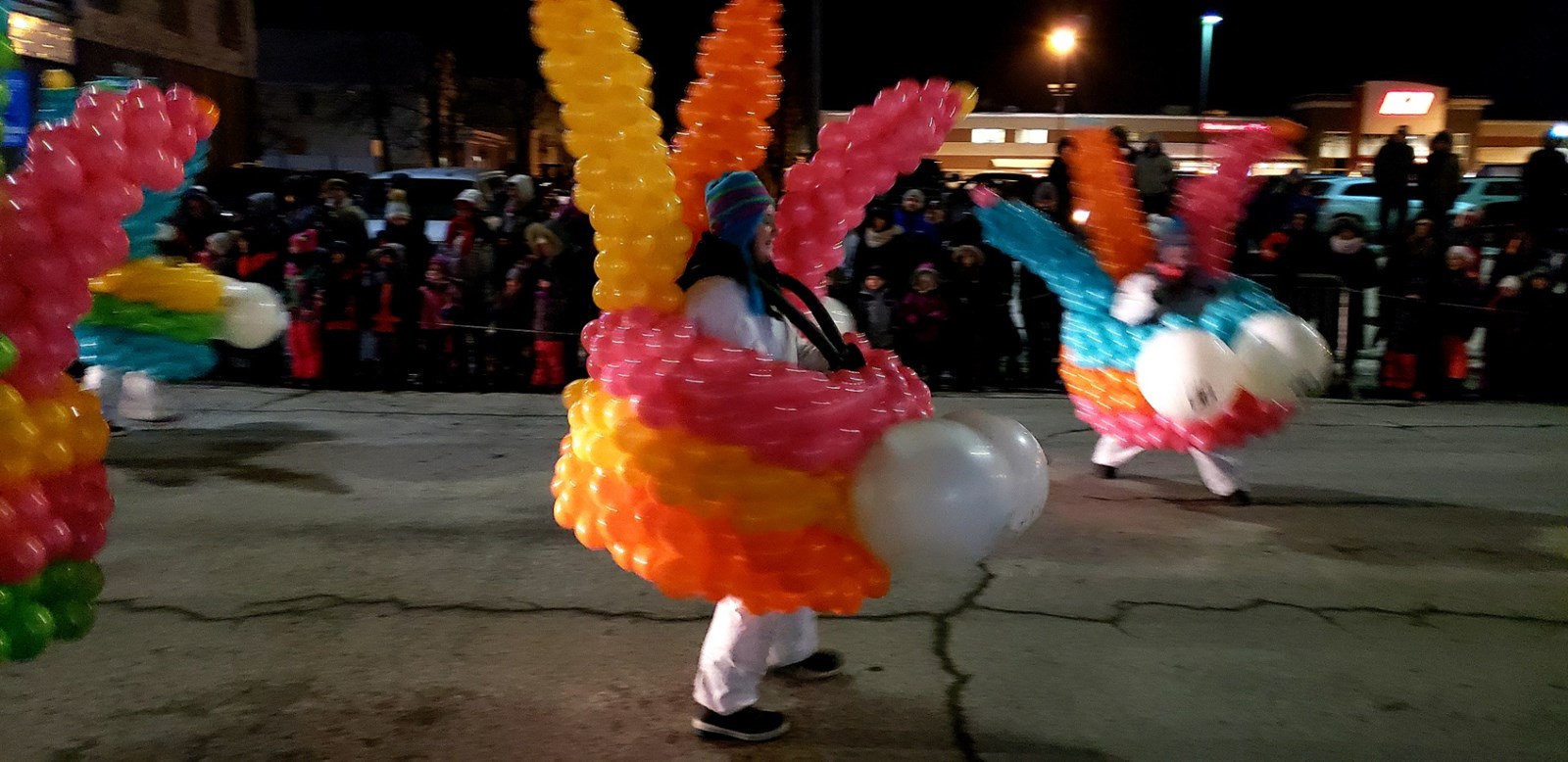 La parade du père Noël à Saint-Georges