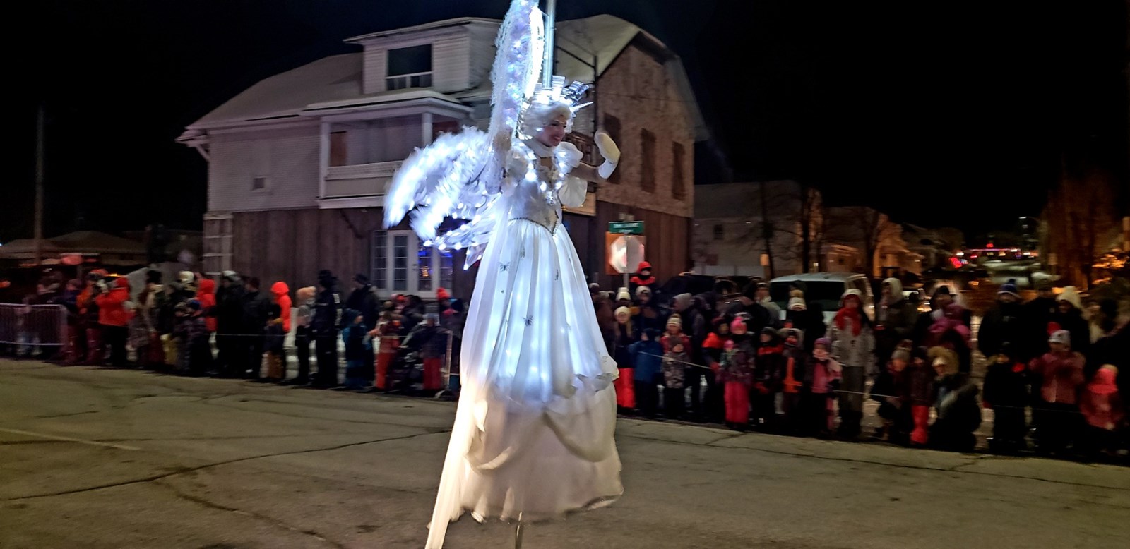La parade du père Noël à Saint-Georges