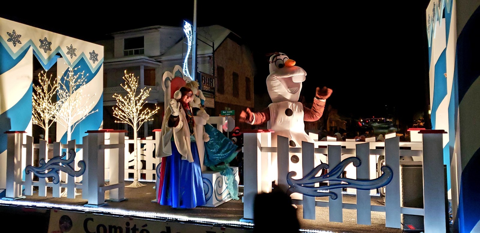 La parade du père Noël à Saint-Georges