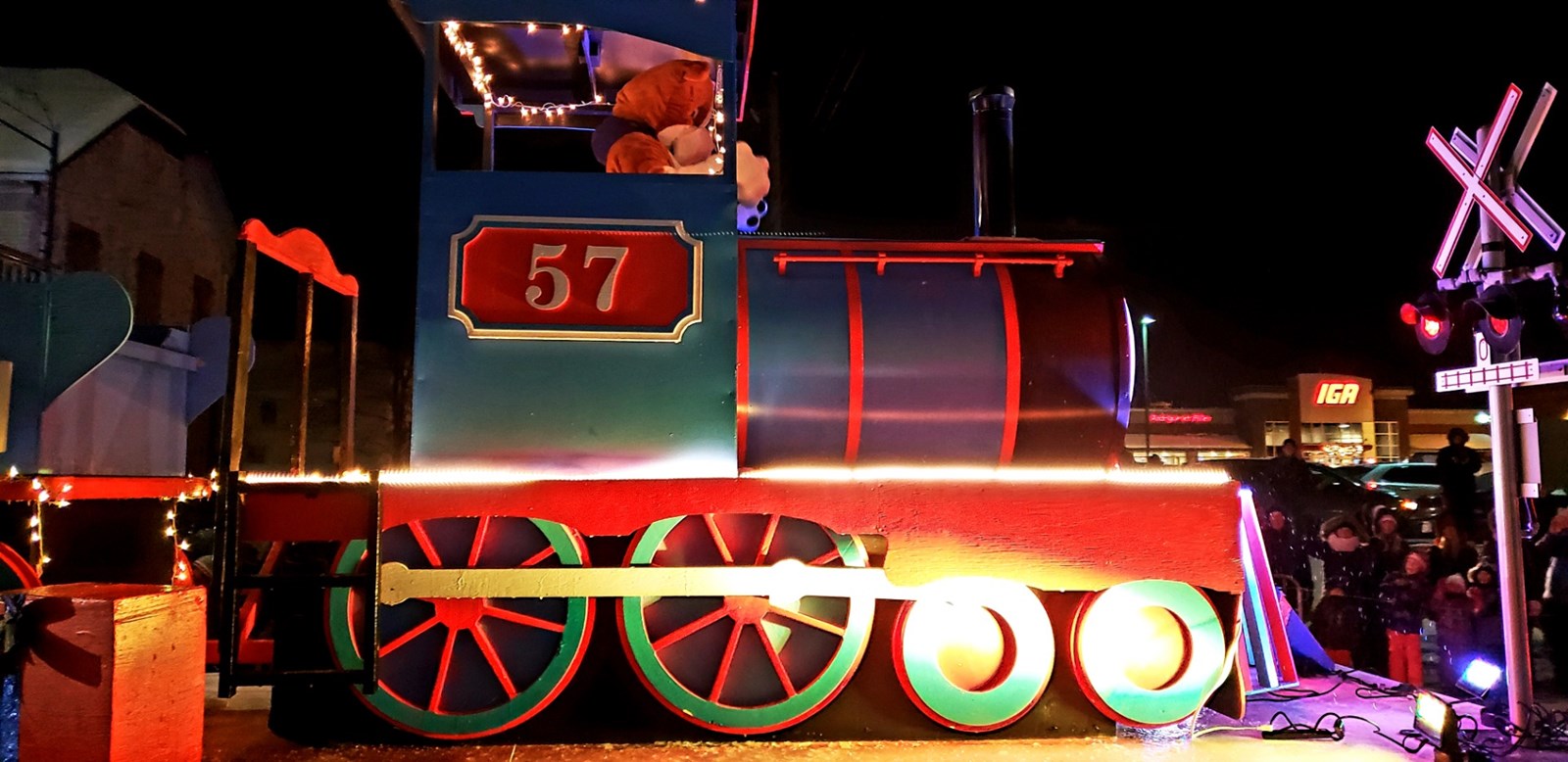 La parade du père Noël à Saint-Georges