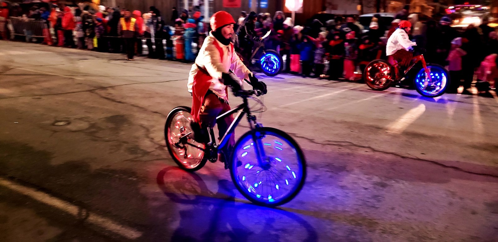 La parade du père Noël à Saint-Georges