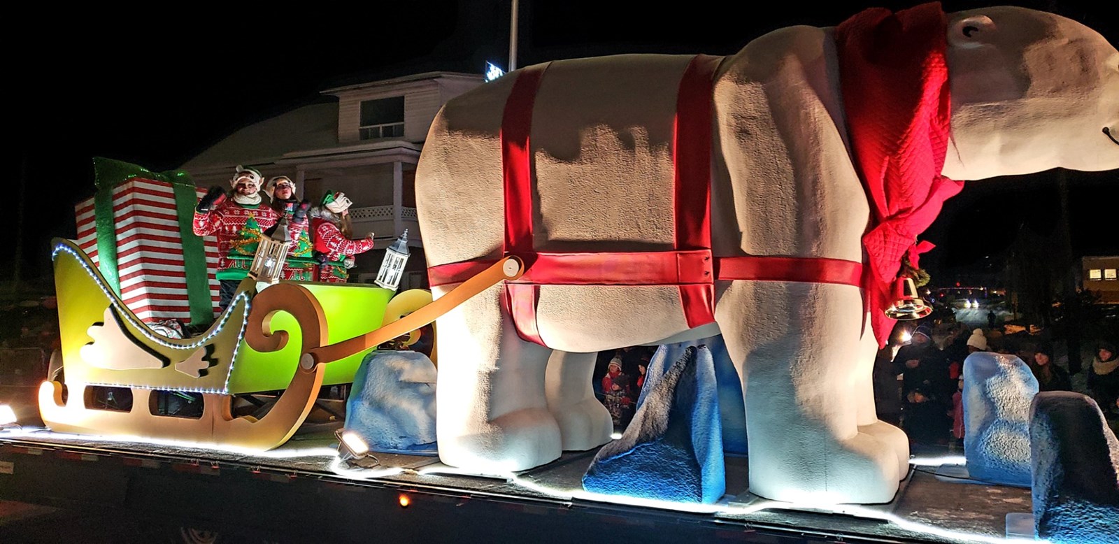 La parade du père Noël à Saint-Georges
