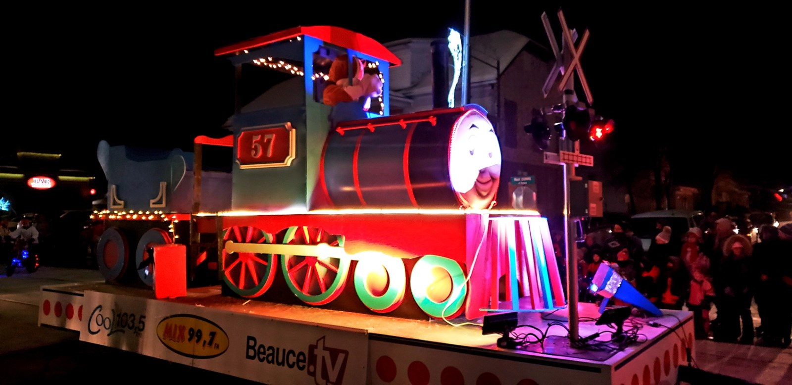 La parade du père Noël à Saint-Georges