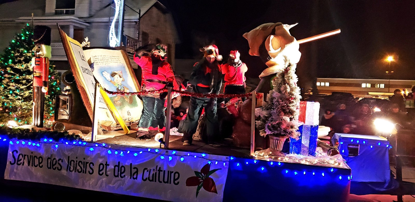 La parade du père Noël à Saint-Georges
