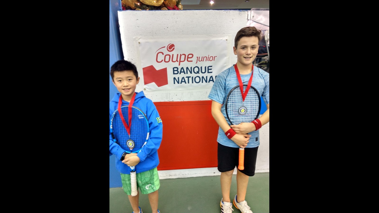 Alex Zhang de Montréal et Xavier Lessard de Ste-Clotilde