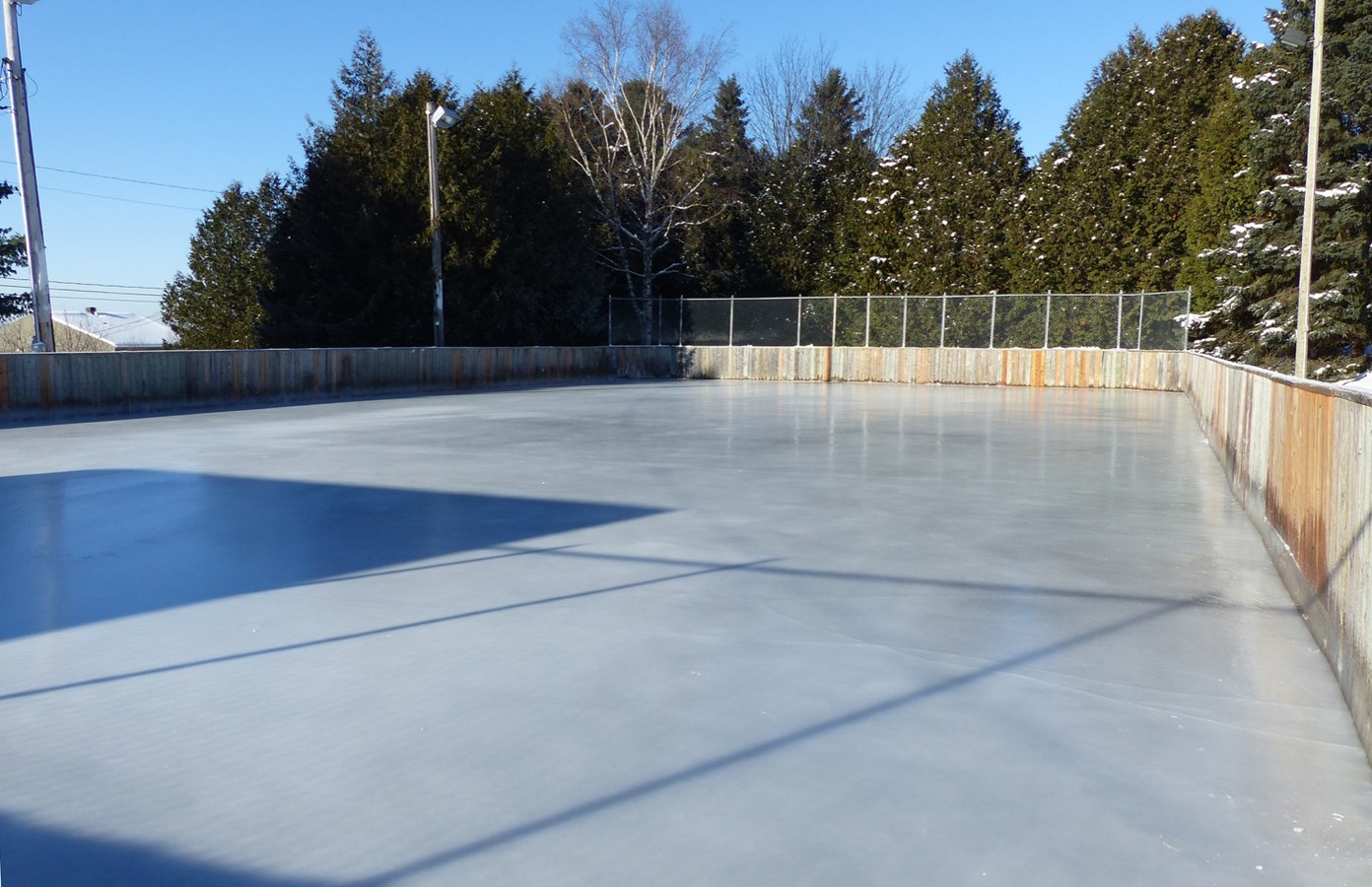 La patinoire du Parc Caron