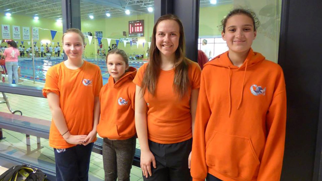 Myriam Parent, Coralie Nadeau, Marylène Bouchard-Racine et Marika Champagne