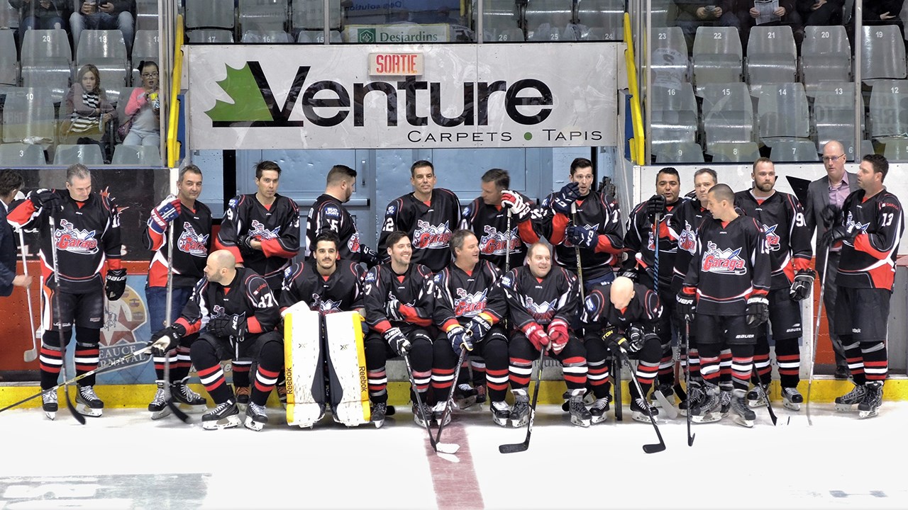 L'équipe composée de chefs d'entreprises beauceronnes.