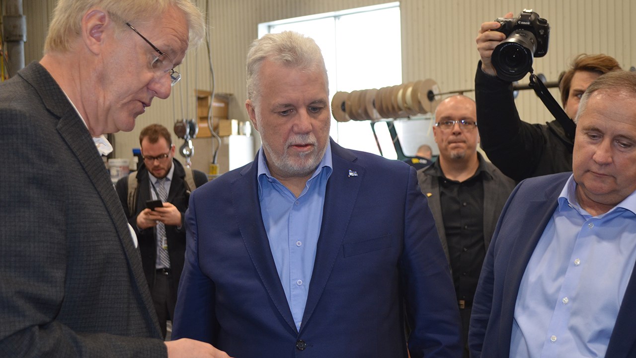 Visite du premier ministre : Paul Busque est ravi qu'il prenne le pouls de la Beauce