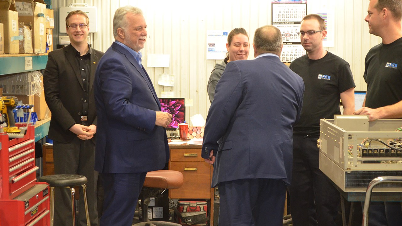 Visite du premier ministre : Paul Busque est ravi qu'il prenne le pouls de la Beauce