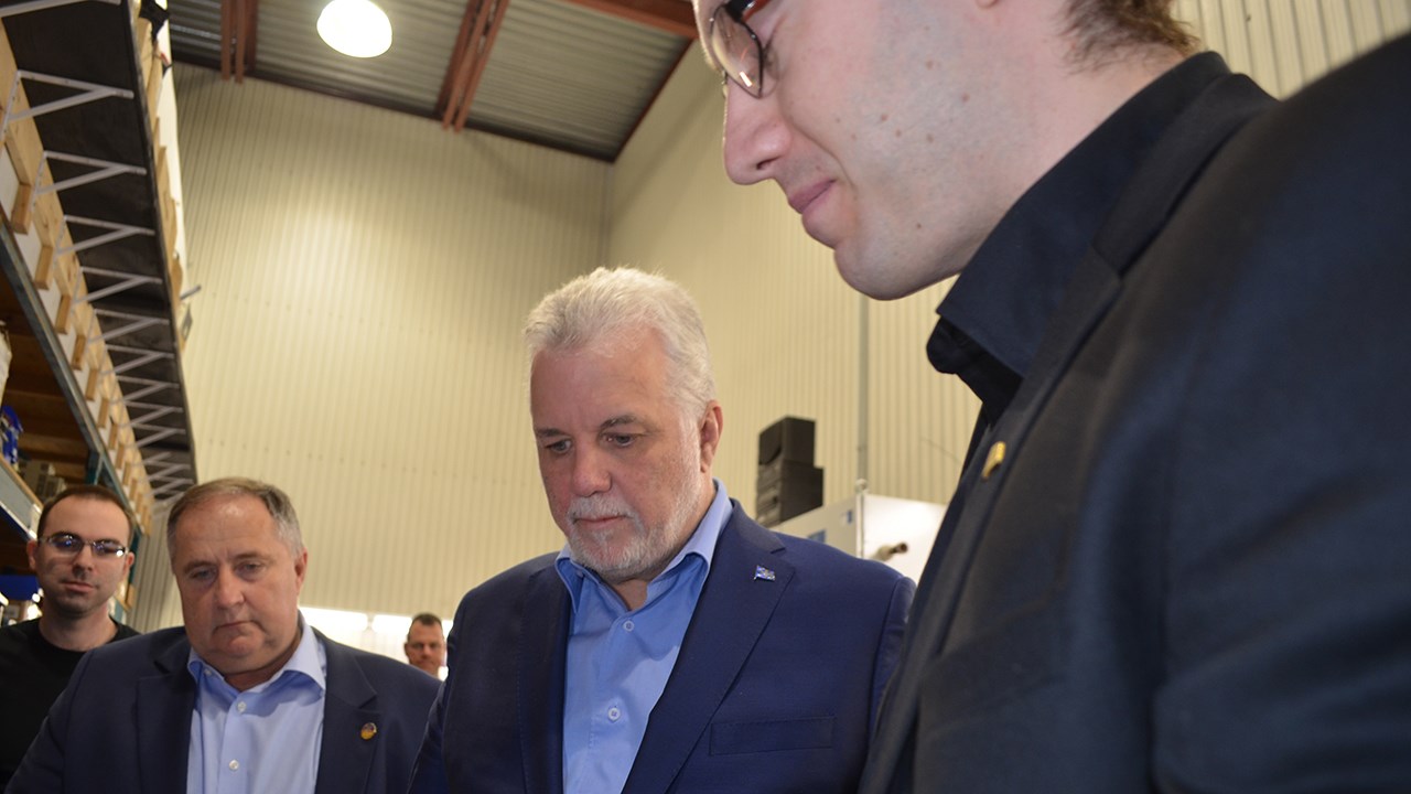 Visite du premier ministre : Paul Busque est ravi qu'il prenne le pouls de la Beauce