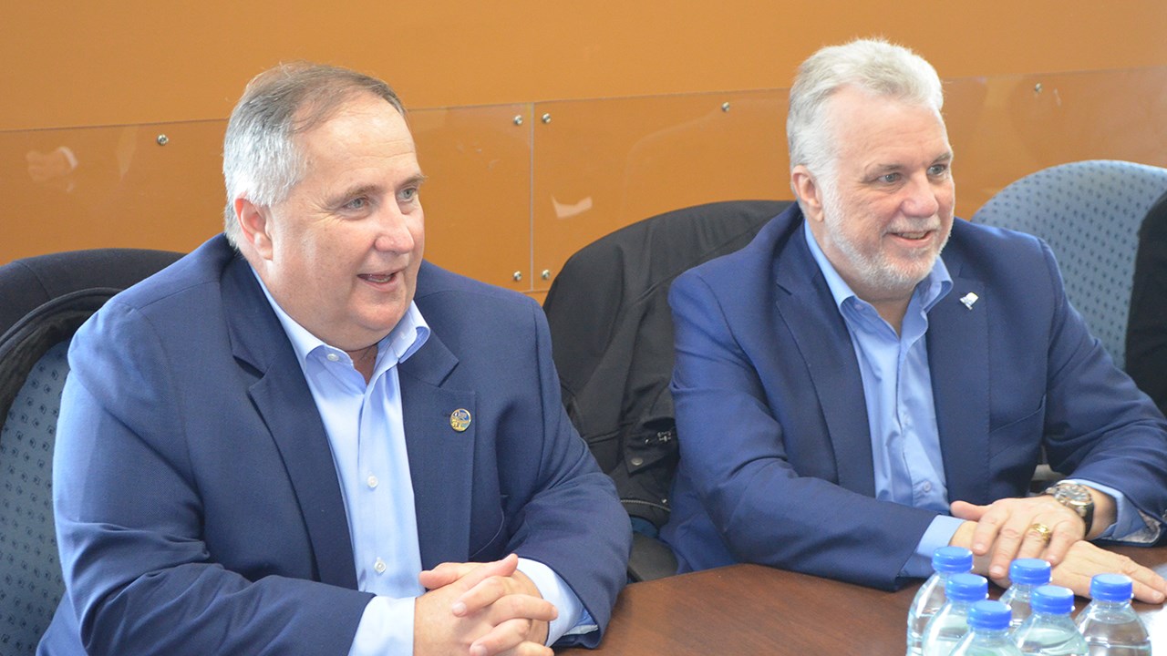 Visite du premier ministre : Paul Busque est ravi qu'il prenne le pouls de la Beauce