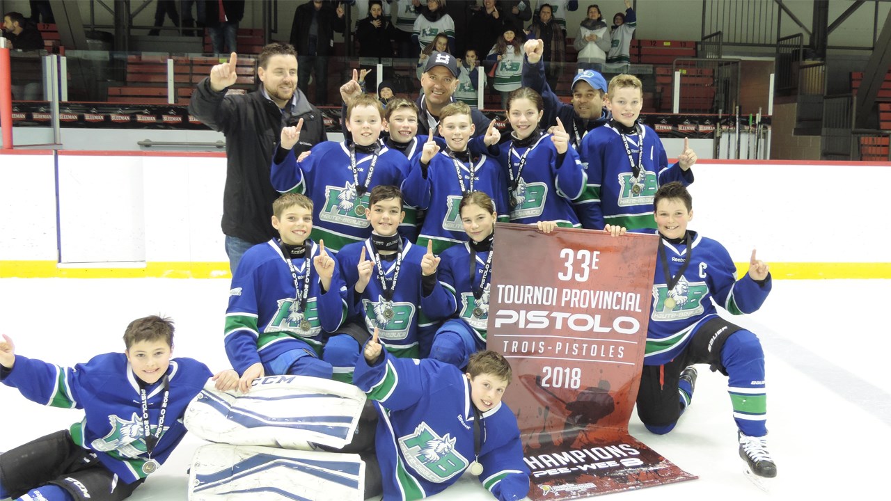 Les Lynx de la Haute-Beauce Pee-Wee B remportent le tournoi de Trois-Pistoles