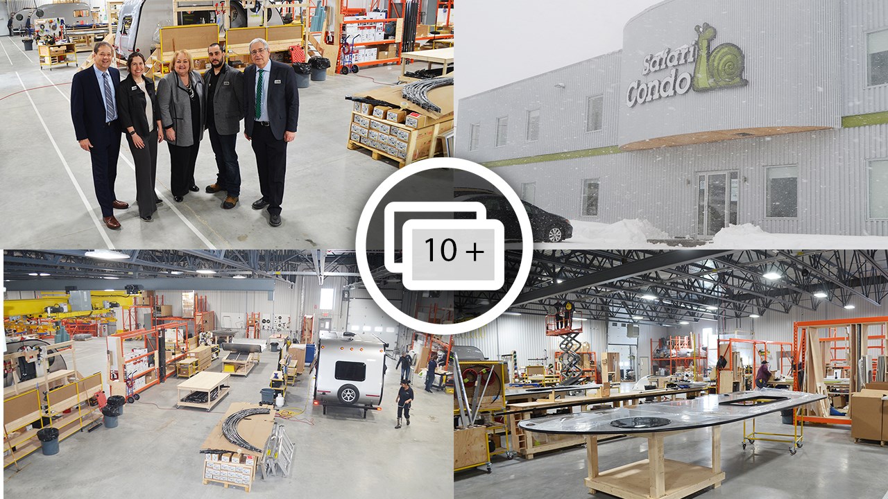 Safari Condo ouvre sa nouvelle usine de 23 000 pieds carrés à St-Frédéric