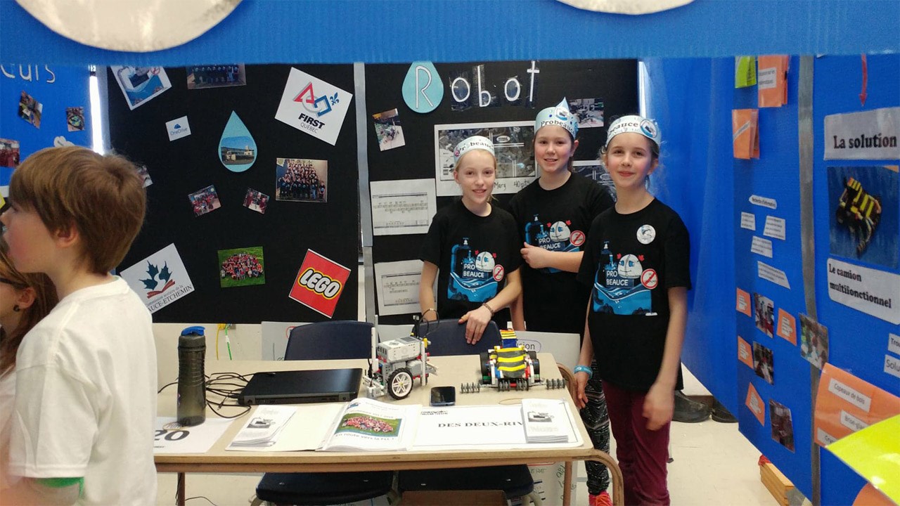 Une équipe beauceronne se qualifie pour la finale provinciale Lego First