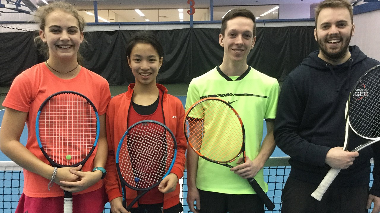 Le Tennis Beauce organisait un tournoi en double ce dimanche 18 mars