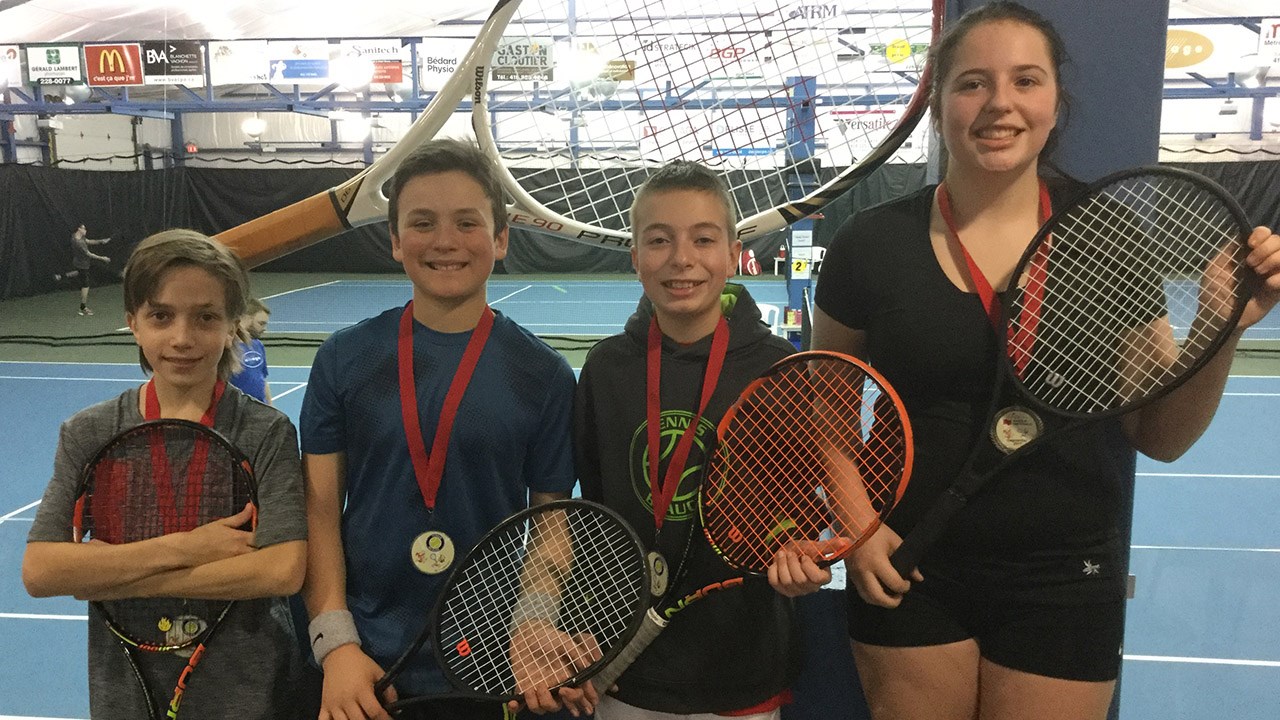 Le Tennis Beauce organisait un tournoi en double ce dimanche 18 mars