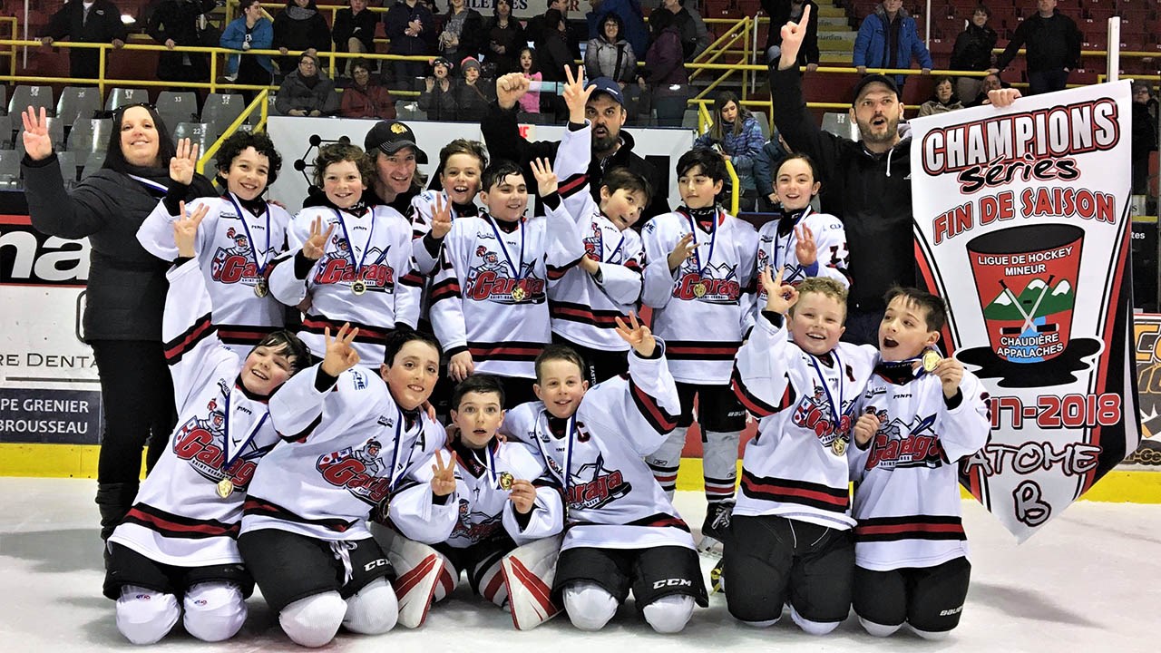 L'équipe du Garaga Atome B2 de Saint-Georges.