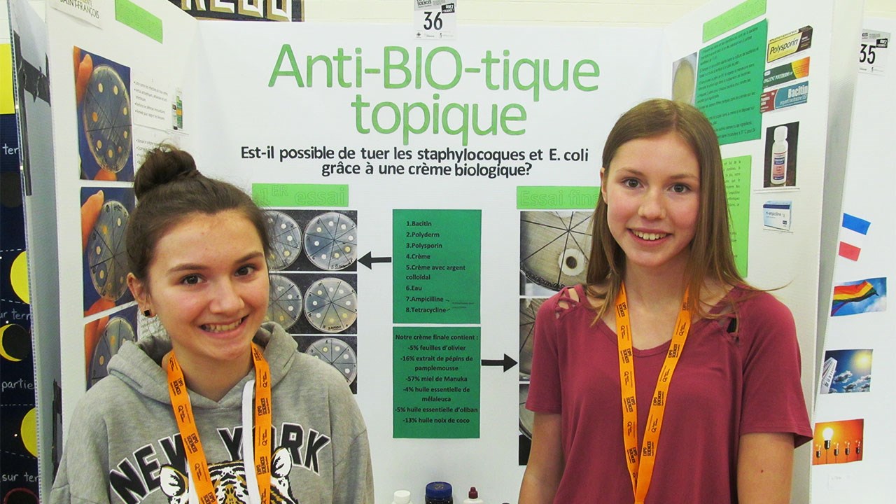 Une équipe de la CSBE participera à la finale provinciale d’Expo-sciences