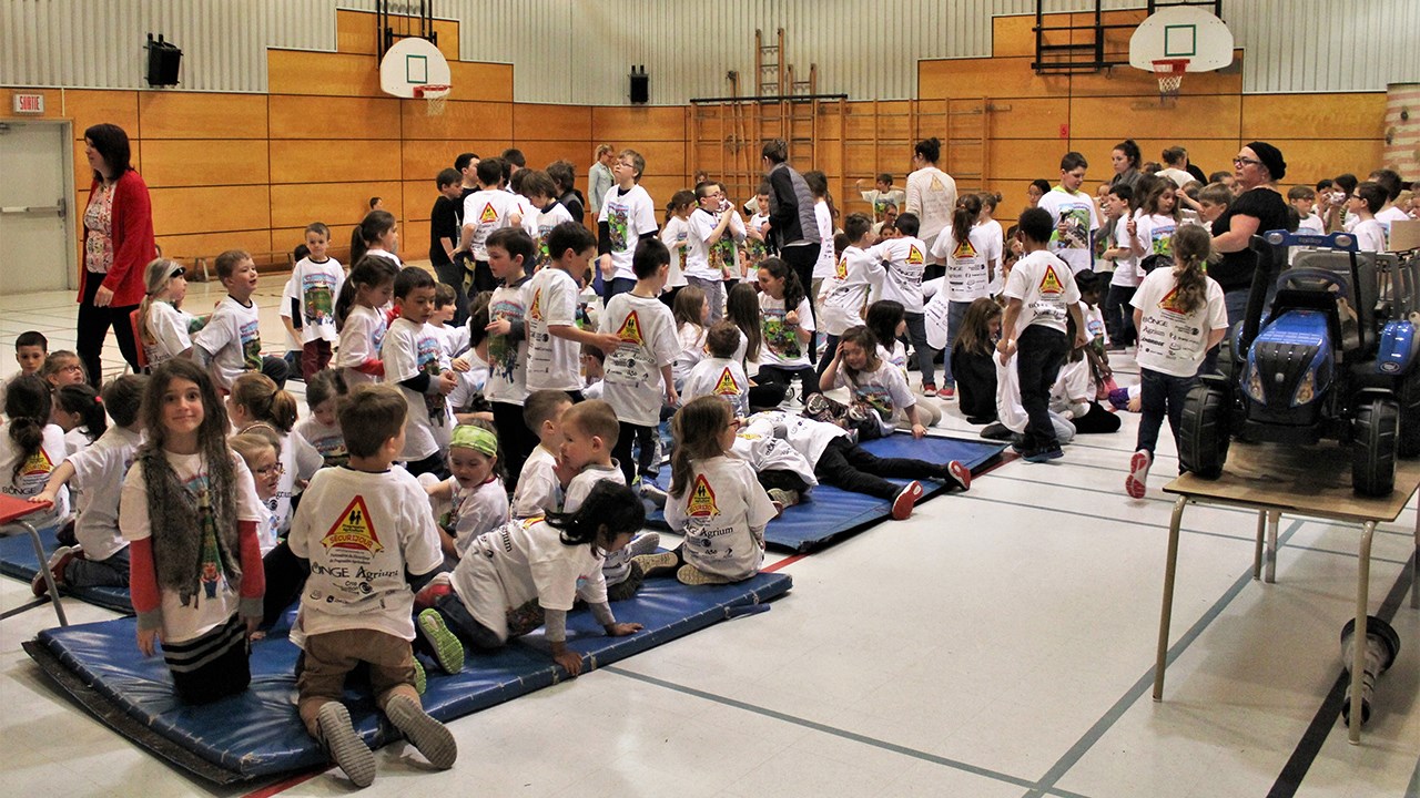 Les dangers de la ferme expliqués à 230 enfants de l’école l’Accueil à Scott