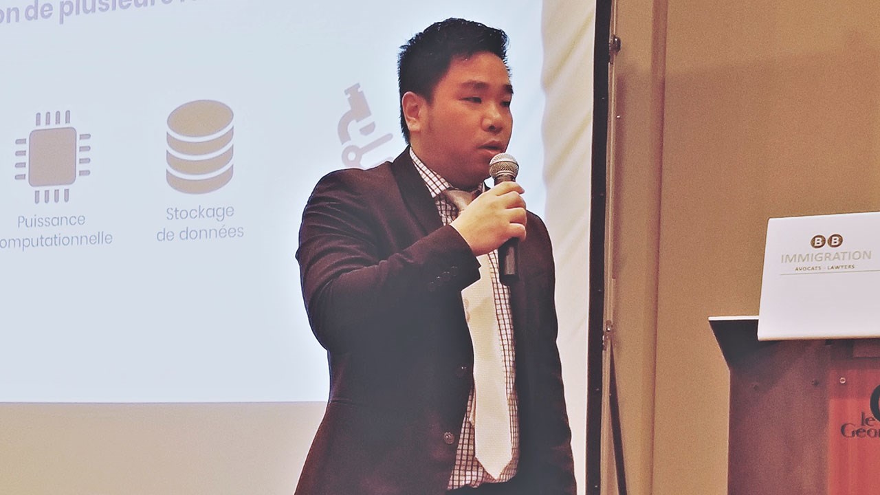 M. Éric Nguyen, directeur principal en intelligence artificielle et analytique avancée chez Raymond Chabot Grant Thornton.