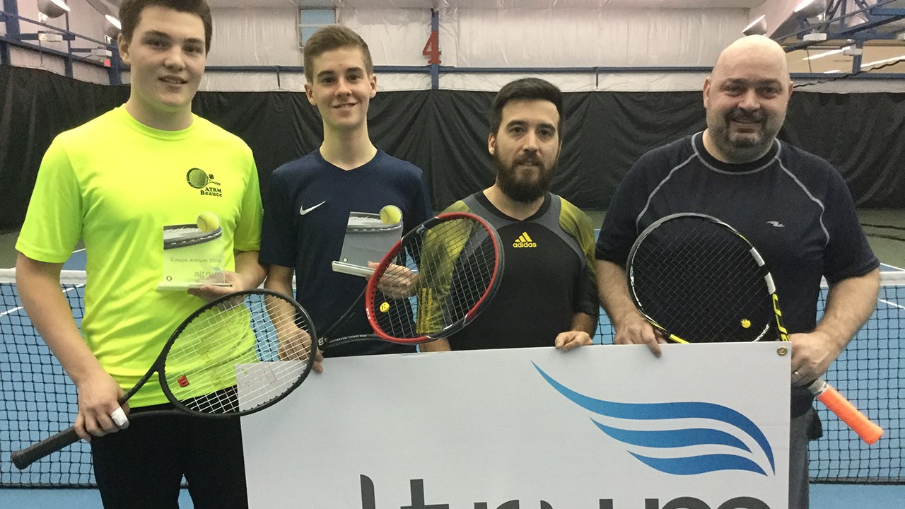 Les 13, 14 et 15 avril, le Tennis Beauce présentait la Coupe Altrum