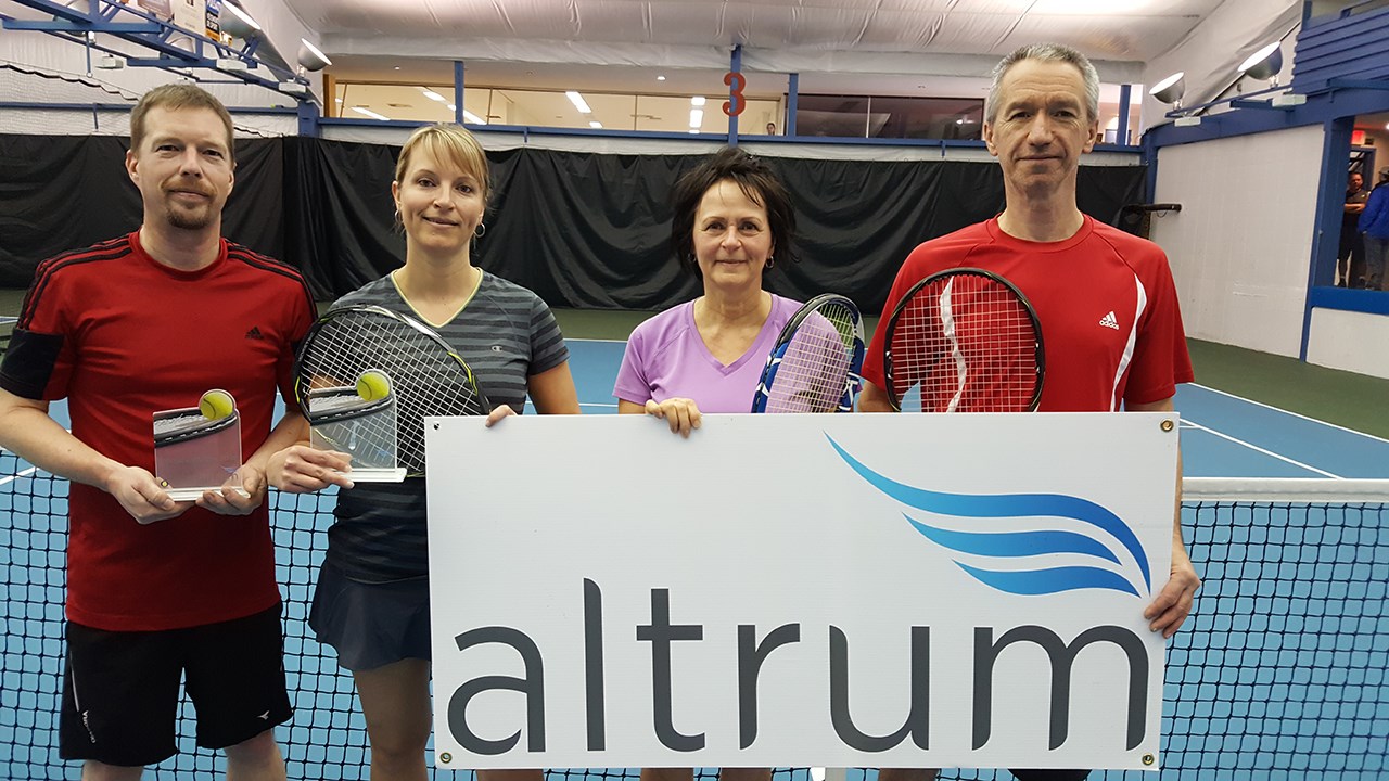 Les 13, 14 et 15 avril, le Tennis Beauce présentait la Coupe Altrum