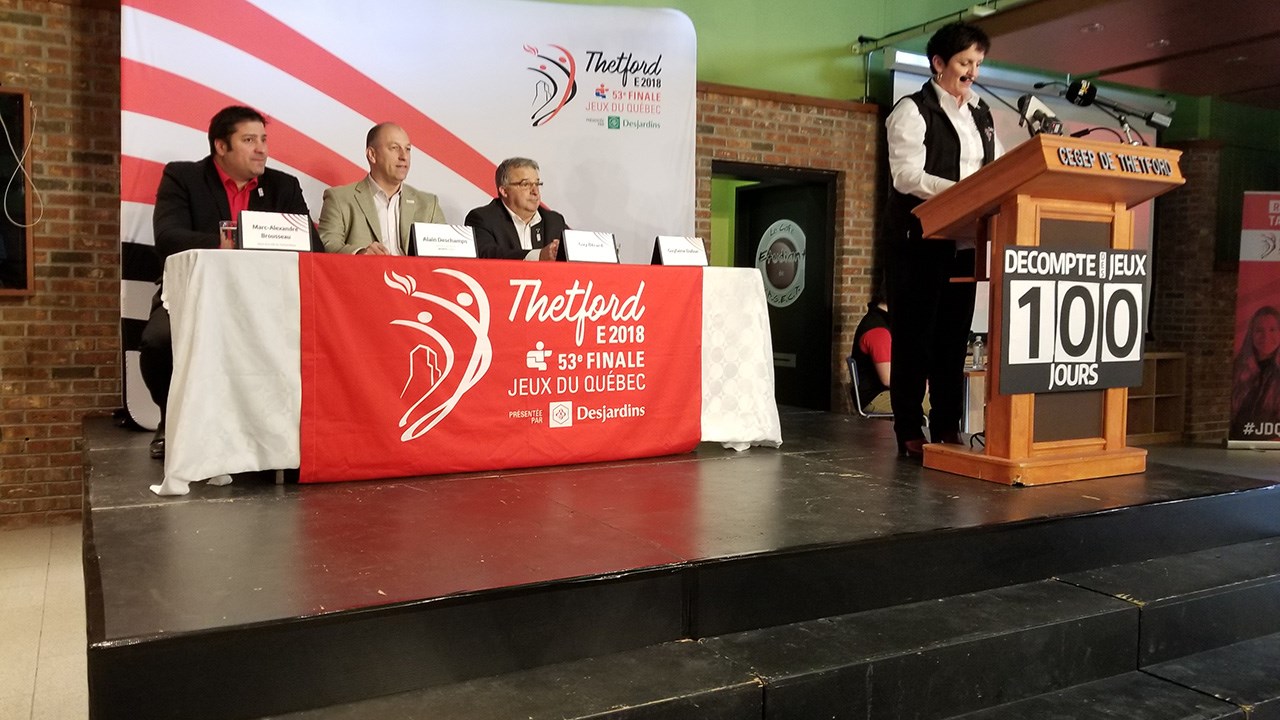 Marc-Alexandre Brousseau, Alain Deschamps, Guy Bérard et Guylaine Dubuc