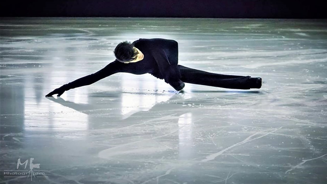 Édouard Tremblay, de Saint-Côme, fait maintenant du patinage artistique synchronisé.