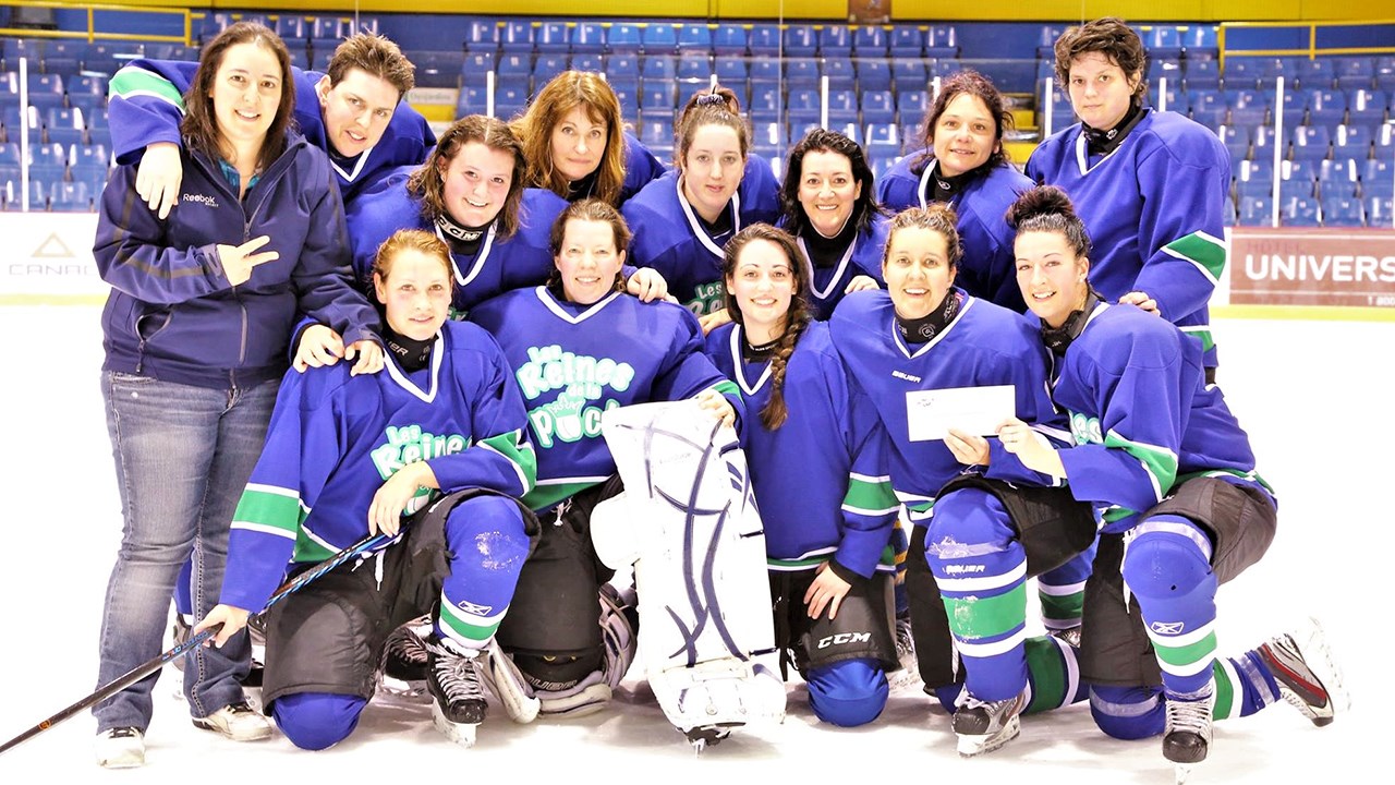 En finale de la classe Invitation, l'équipe finaliste a été celle des Reines de la puck.