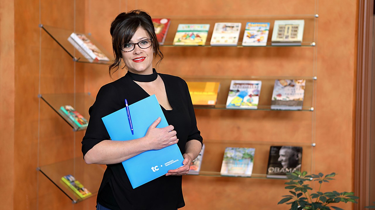Catherine Morency, diplômée en Agent en support à la gestion des ressources humaines