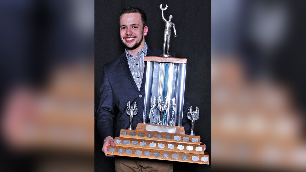 Jimmy Darac, de Sainte-Marie, a été nommé athlète de l'année au Cégep de Lévis-Lauzon pour l'année scolaire 2017-2018.