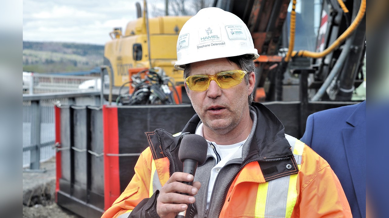 Stephane Delarosbil, de Hamel Construction.