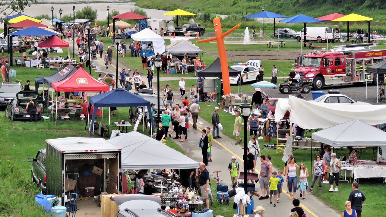 Une photo de l'édition 2017 du Grand Marché de Beauceville.