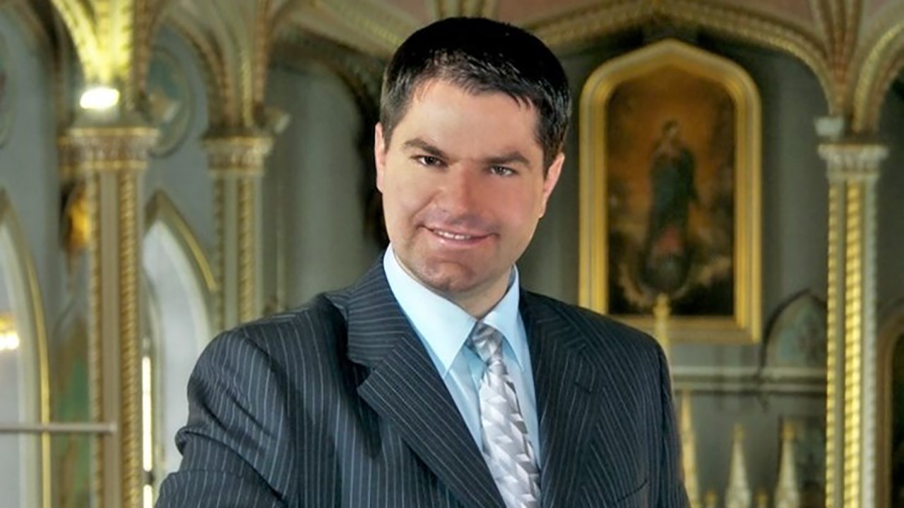 Dominique Gagnon, organiste-titulaire des grandes orgues de l’église de Sainte-Marie.