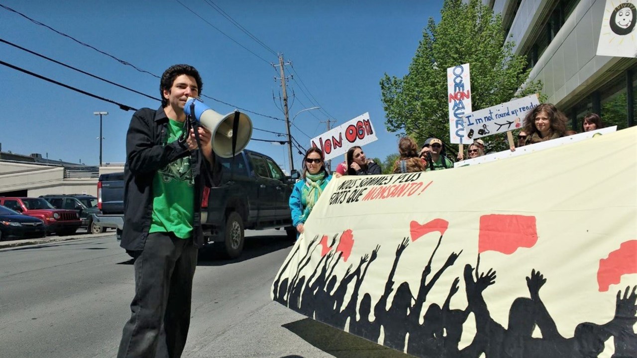L'édition 2017 de la marche annuelle « Plus forts que Monsanto » à Saint-Georges.