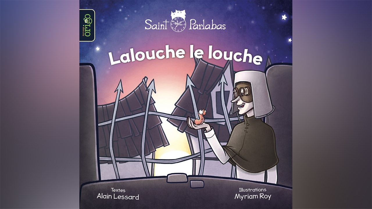 Le tome intitulé « Lalouche le louche » de la série Saint-Parlabas, écrite par Alain Lessard et illustré par Myriam Roy, est disponible en librairies et en ligne depuis le jeudi 26 avril 2018.